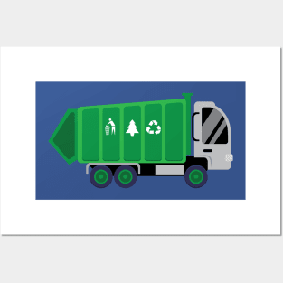 Garbage Truck Posters and Art